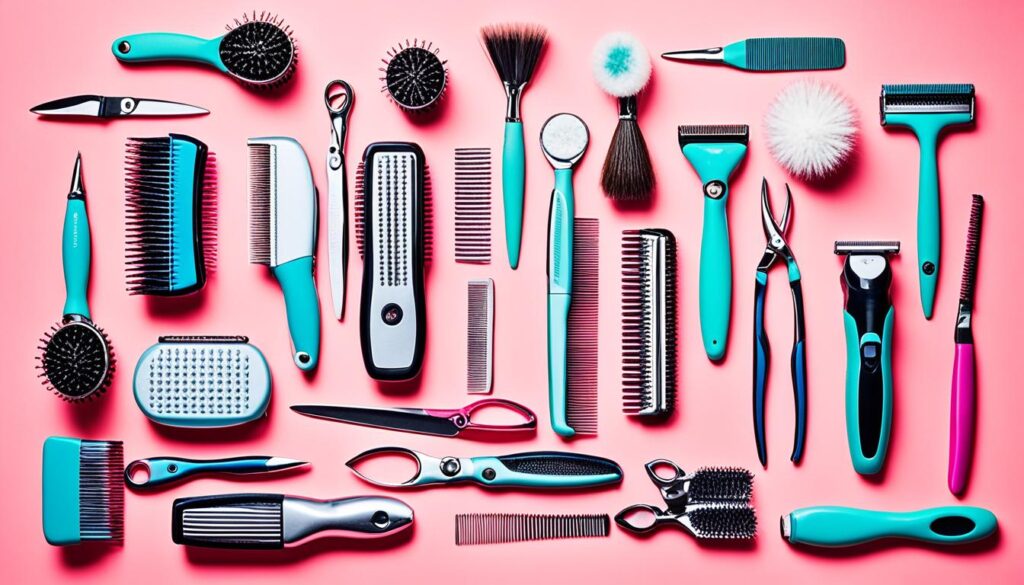 pet grooming tools